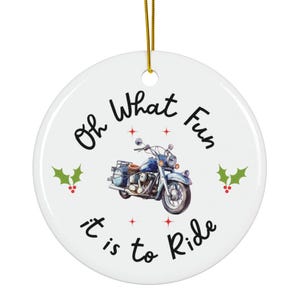 Motorcycle Ornament, Oh What Fun, Bike Ornament, Motorcycle Ornaments, Bike Ornaments, Bike Rider Ornament, Biker Ornament, Biker Ornaments