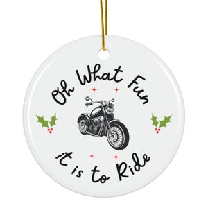 Motorcycle Ornament, Oh What Fun, Bike Ornament, Motorcycle Ornaments, Bike Ornaments, Bike Rider Ornament, Biker Ornament, Biker Ornaments