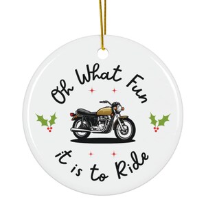 Motorcycle Ornament, Oh What Fun, Bike Ornament, Motorcycle Ornaments, Bike Ornaments, Bike Rider Ornament, Biker Ornament, Biker Ornaments