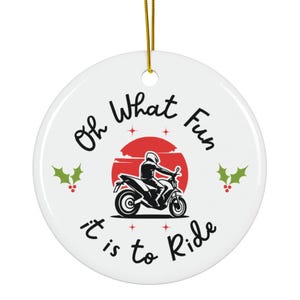 Motorcycle Ornament, Oh What Fun, Bike Ornament, Motorcycle Ornaments, Bike Ornaments, Bike Rider Ornament, Biker Ornament, Biker Ornaments