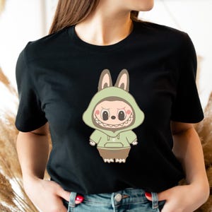 Labubu Shirt | Cute Spooky  Season Labubu Tee | Trendy Cartoon Doll Costume | Kids Halloween Shirt | Spooky Gift  | Aesthetic Kawaii Tee
