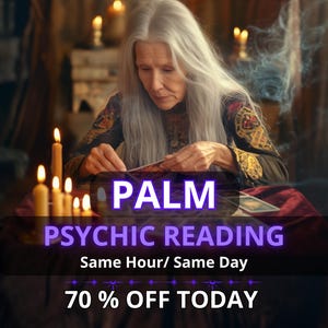SAME HOUR Palm Reading, Palm Reading Analysis for Love and Career, Spiritual Hand Reading for Life Guidance and Clarity Digital Palm Reading