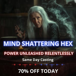 Mind Shattering Hex For Ultimate Revenge And Justice, Powerful Mind Shattering Hex To Confuse And Dismantle, Revenge Spell, Curse Spell