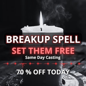 Breakup Spell Same Day Casting, Revenge Spell, Curse Spell, Black Magic, Bad Luck, Curse Your Enemy, Destruction Spell, Return To Sender