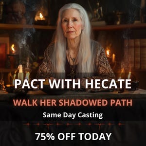 Pact With Hecate For Witchcraft Power, Spirit Communication, Dark Wisdom, Protection, Intuition, Crossroads Magic, And Ancestral Guidance