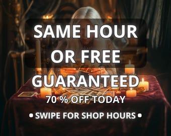 Same Hour Tarot Reading Guaranteed, Tarot Reading Blind Psychic Reading, Same Day Tarot Reading Psychic Tarot Reading Psychic Medium Reading