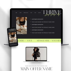 Showit eCommerce Website Template: Photographer Shop Design