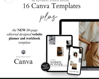 Designer Canva Templates for Coaches, Course Creators, Podcasters & Photographers | Instant Download