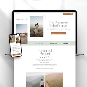 Showit shop template | Showit eCommerce Template | Sales Page Website | Showit Website Design | Funnel | Sales funnel | Showit product page