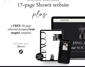 Showit Website Template for Coach, Coaching, Course Creator, Service, Wedding Photographer Website Design | Instant Download | Trending 2024