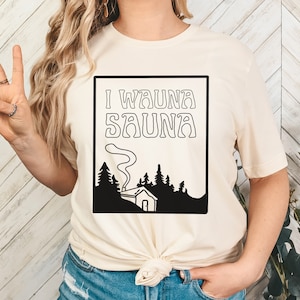 I Wauna Sauna Wellness Cold Plunge Unisex Jersey Short Sleeve Tee