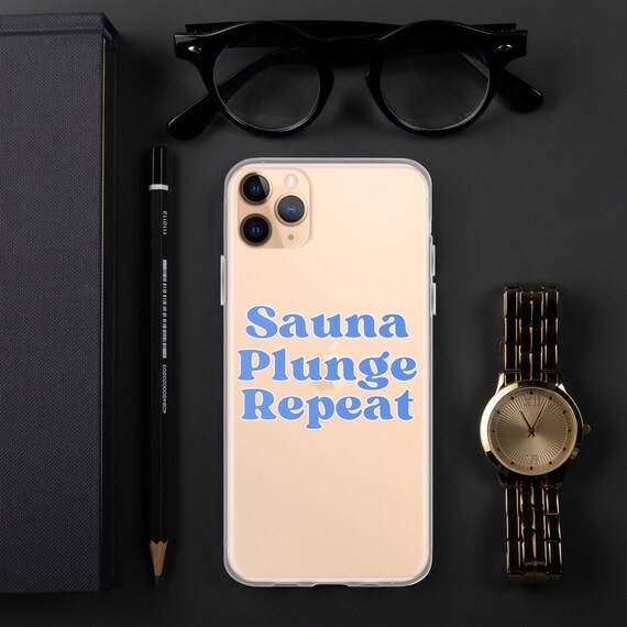 Sauna Plunge Repeat Clear iPhone Case - Stylish and Protective Phone Cover  With Relaxation Vibes - Etsy Exclusive - Etsy