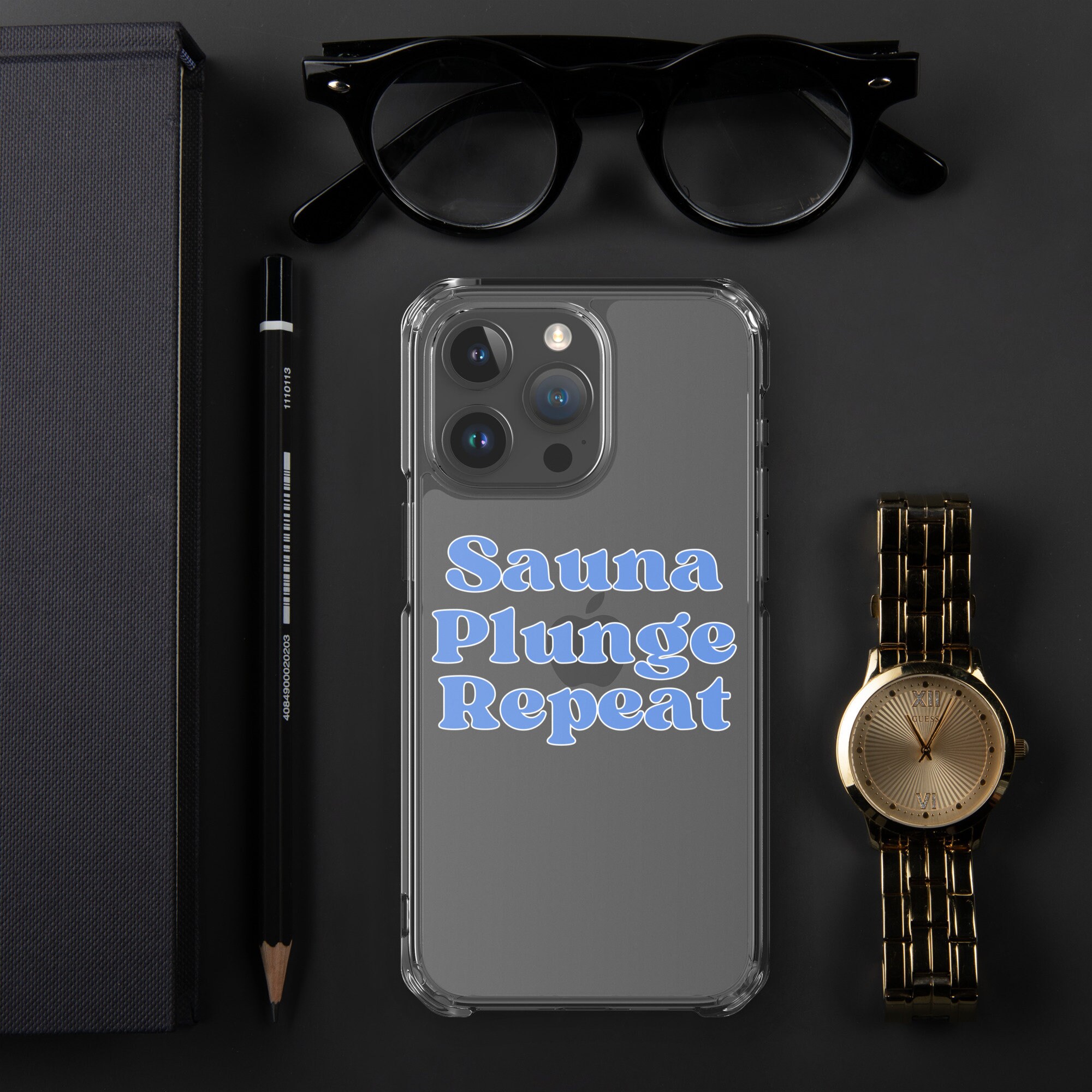 phone case that charges phone Ghostek iPhone 17 Pro Military Grade Shockproof Case Drop Protection — COVERT Clear