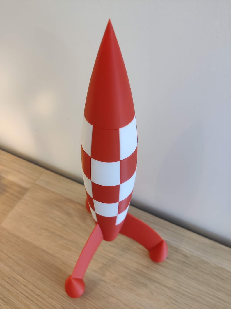 Fusée lumineuse imprimée en 3D zdjęcie 4