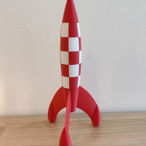 Fusée lumineuse imprimée en 3D image 3