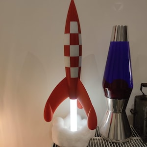Fusée lumineuse imprimée en 3D image 7