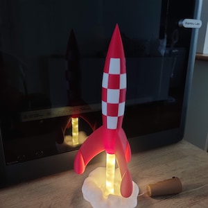 Fusée lumineuse imprimée en 3D image 6