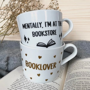 cup book; Booklover; gift for readers; bookmerch; personalized; Books