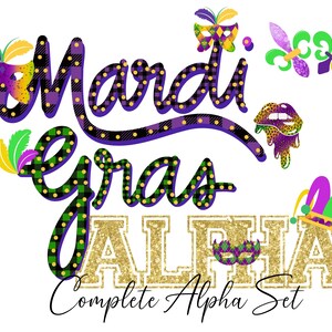 mardi gras varsity letters