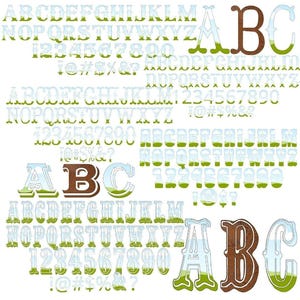 Paquete de marcos con letras de Canva del oeste, 50 plantillas de Canva con alfabeto completo, juego de alfabeto completo adicional, letras de Canva fáciles de arrastrar y soltar