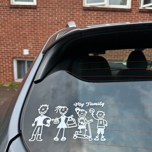 Custom Family sticker decal for car, truck, laptop, etc image 2
