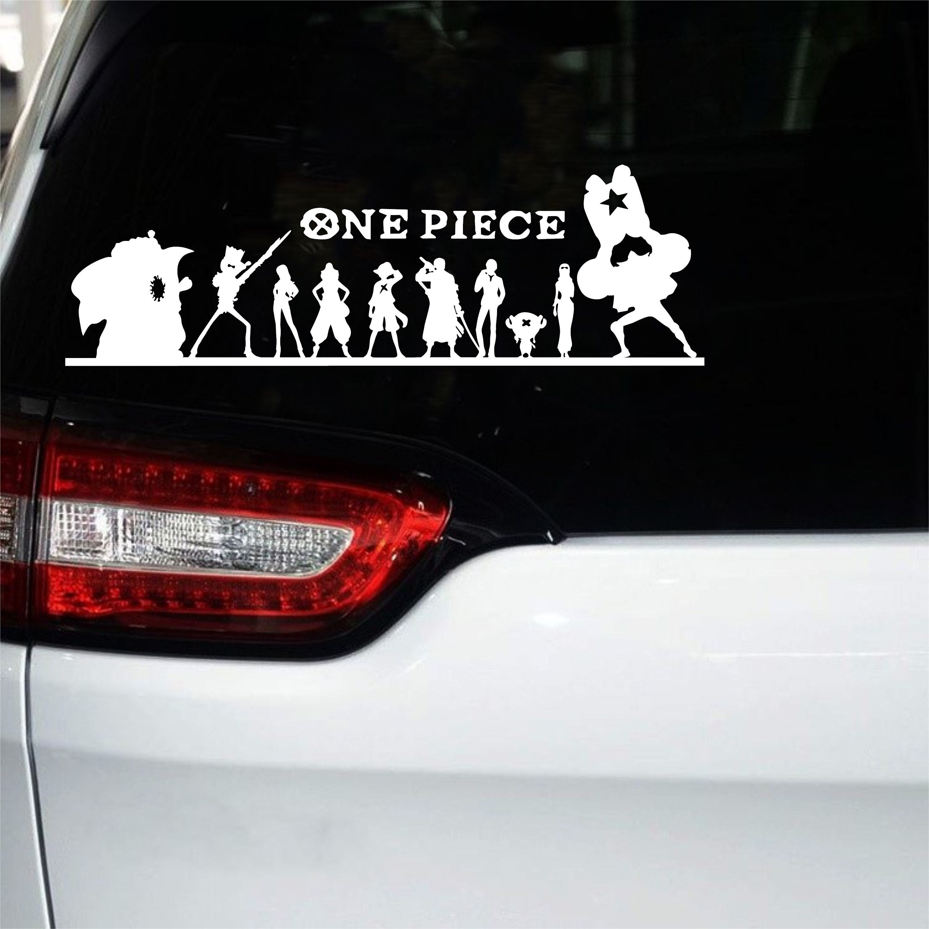 One Piece Anime Auto Aufkleber Auto Fenster Tür Decal Dekoration
