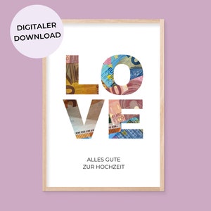 Geldgeschenk Hochzeit Reisen Last Minute Geldgeschenk pdf Geschenk für das Brautpaar Digitales Geldgeschenk Wunscherfüller Hochzeitsgeschenk