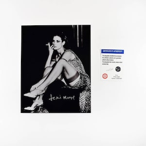 デミ・ムーア直筆サイン入り2Lサイズ写真… Demi Moore Demi moore signed - Etsy 日本