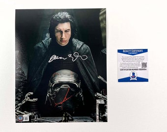 Adam Driver 8x10 Inch Photo Signed Autographed Authentic Beckett Bas COA