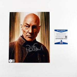Patrick Stewart 8 x 10-Zoll-Foto signiert und signiert Echter Beckett COA