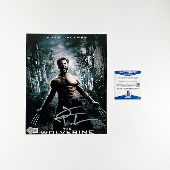 ヒュー・ジャックマン 直筆サイン オートグラフ 8×10インチ