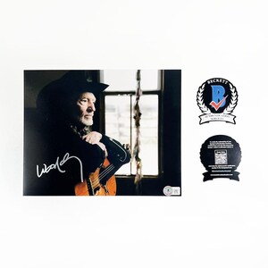 Willie Nelson 8x10 Inch Photo Signed Autographed Authentic Beckett BAS
