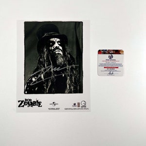 Rob Zombie 8x10 Inch Photo Signed Autographed Authentic COA