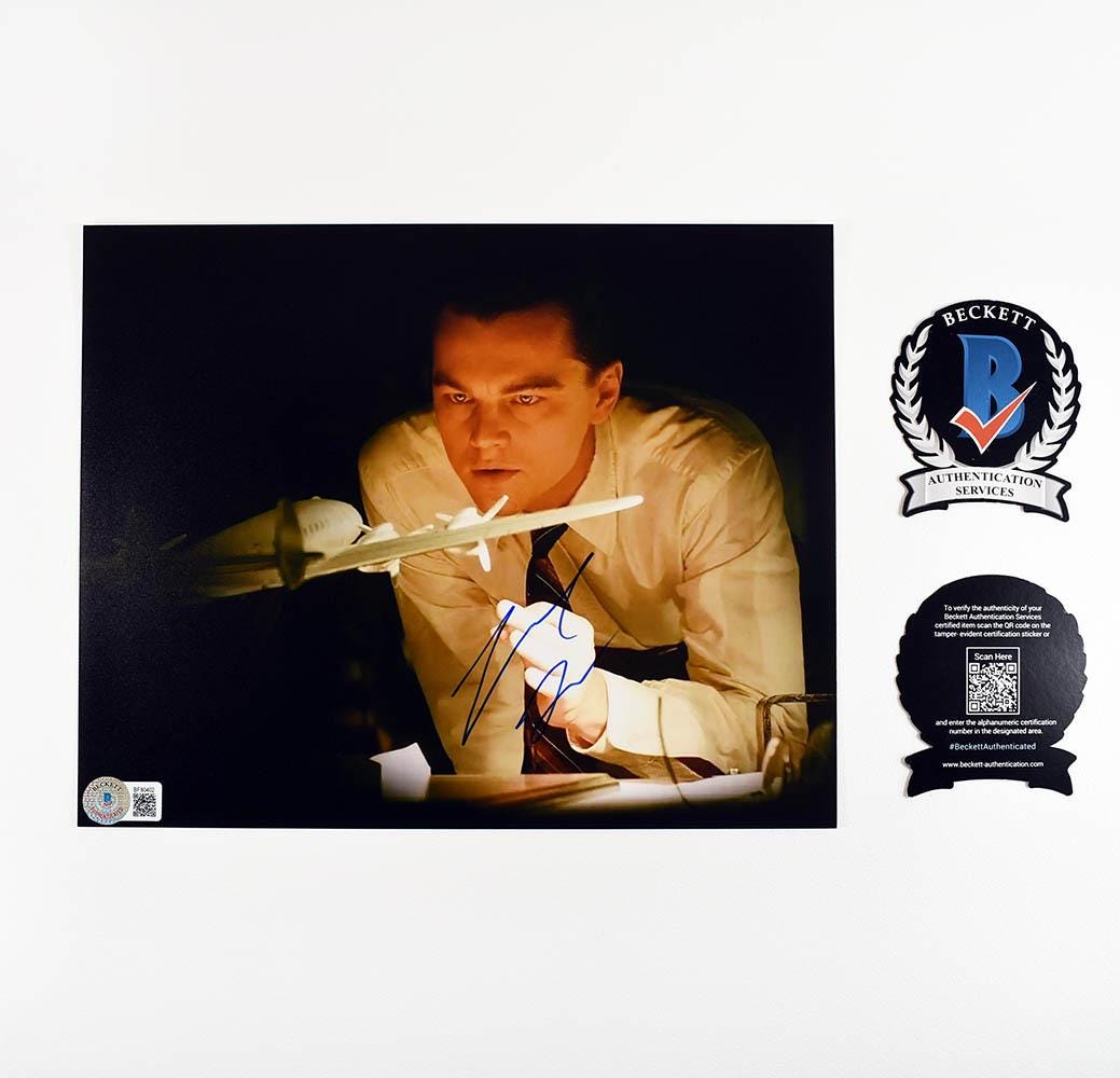 レオナルド・ディカプリオ 8 x 10インチ写真 直筆サイン入り 本物