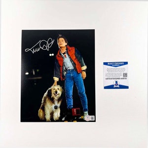 Michael J Fox 8x10 Inch Photo Signed Autographed Authentic Beckett BAS COA