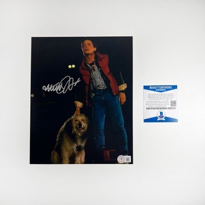 Michael J Fox 8x10 Inch Photo Signed Autographed Authentic Beckett BAS COA
