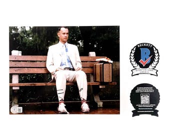 トム・ハンクス「フォレスト・ガンプ」直筆サイン入り写真 額入り