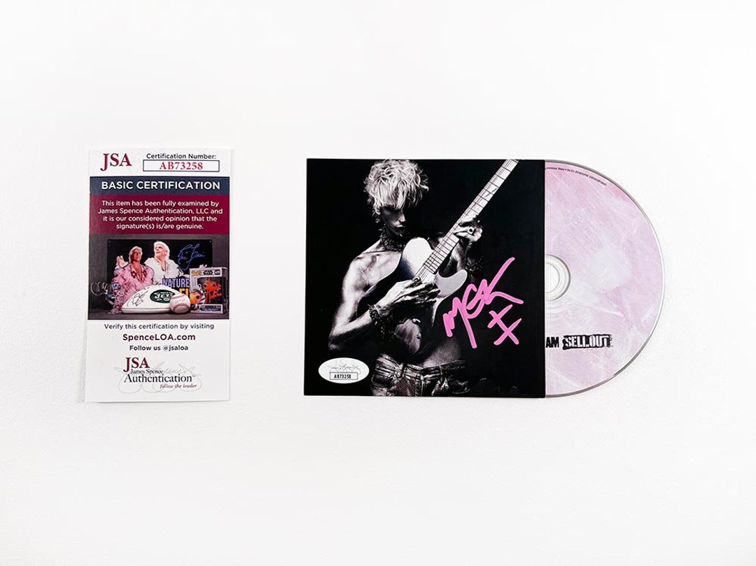 Machine Gun Kelly CD Insert Signed Autographed Authentic JSA COA - Etsy