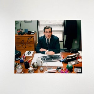 Steve Carell The Office 8x10 Inch Photo Signed Autographed Authentic Beckett BAS