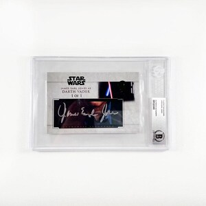James Earl Jones Darth Vader 4x6 Card Signed Autographed Authentic Beckett BAS