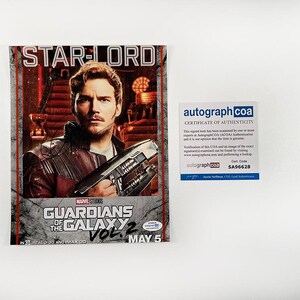 Chris Pratt 8x10 Inch Photo Signed Autographed Authentic ACOA COA
