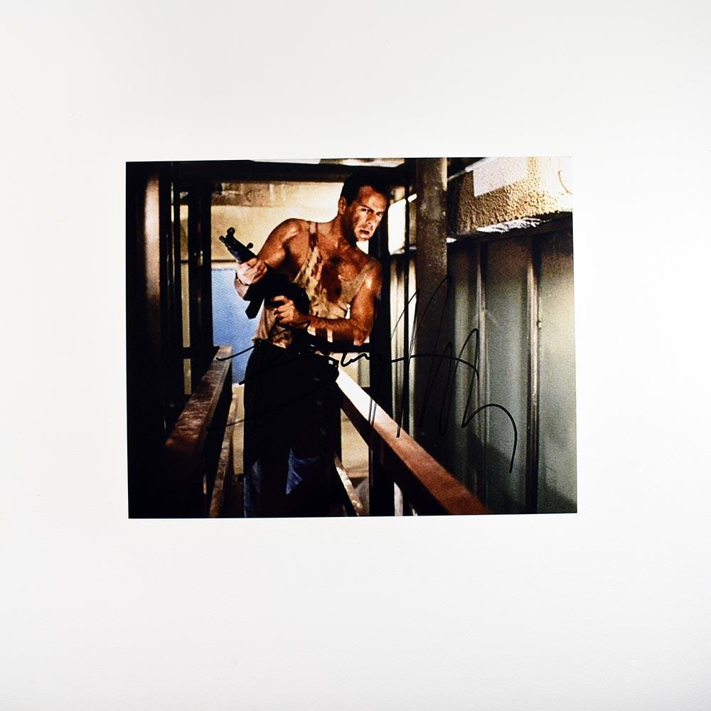 Bruce willis signed - Etsy 日本