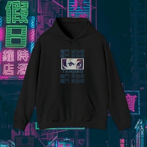 Anime Demon Slayer Hoodie - Tanjiro, Hoodie, Unisex Hoodie, Japanese, Anime, Gift, Demon Slayer Gift, Merch