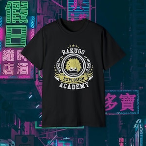 Anime My Hero Academia T-Shirt - BAKUGO Tee, Unisex Tee, Japanese, Anime, Gift, MHA Gift, Merch, Anime Gift