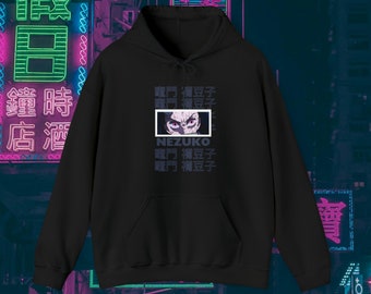 Anime Demon Slayer Hoodie - Nezuko, Hoodie, Unisex Hoodie, Japanese, Anime, Gift, Demon Slayer Gift, Merch