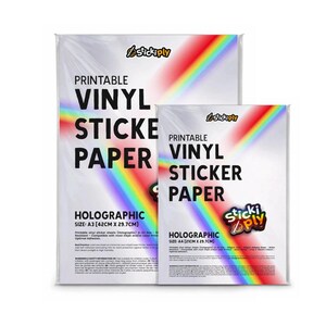 Printable Vinyl Sticker Paper | Holographic (A3)