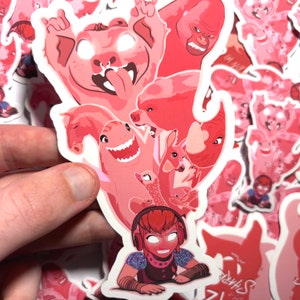 Naklejka Shapeshifter Nimona, Film Netflix, Naklejka Non-Binary, Naklejka They/Them