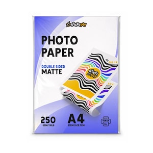 Matte Photo Paper (140/250/300gsm) - Double Sided - A4 画像 1