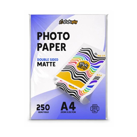 Matte Photo Paper (140/250/300gsm) - Double Sided - A4