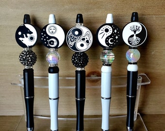 Yin-Yang Handmade Beaded pens